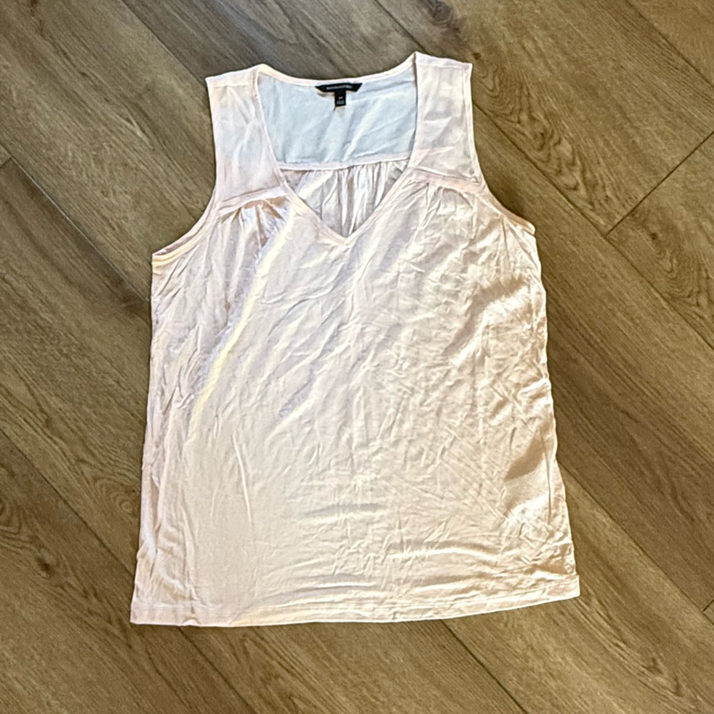 Banana Republic Soft Peach Sleeveless Blouse